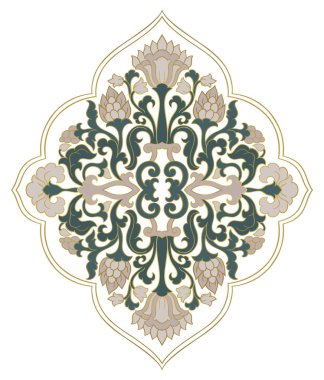 Çiçek zarif süsleme. 