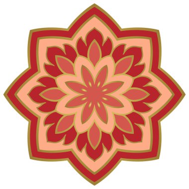 Pembe Hint mandalası..