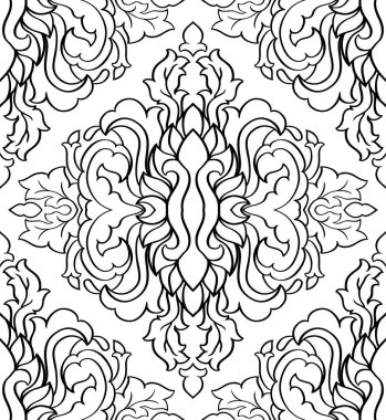 Çiçek vektör deseni.