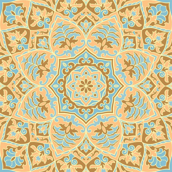 Patrón ornamental con mandalas . — Archivo Imágenes Vectoriales