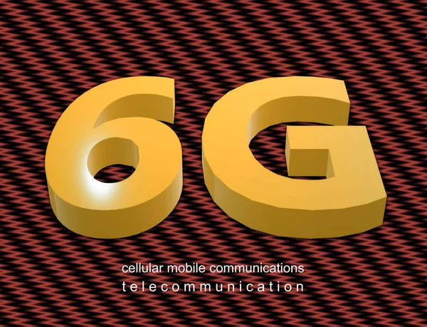 Illustration poster 6G. Speed of the massive connectivity of the device and new protocols in development. Telecommunications Sixth Generation Network Connectivity. Cellular mobile communications.