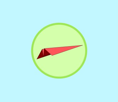 Eylem simgesi gönder. Düğme, kırmızı kağıt düzlem grafik. Hedefe ulaşım anlamını içeren grafik. Pastel renk arka planda çizim. İletişim, teknoloji ve internet konsepti.