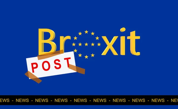 Brexit Után Egyesült Királyság Tárgyalási Időszaka Átmenetben Egyesült Királyság Európai — Stock Fotó