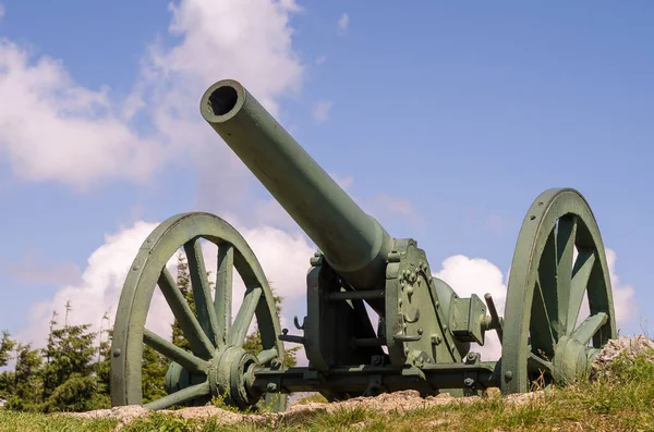 Alte Metallkanonen Shipka Gabrovo Bulgarien Das Shipka Memorial Befindet Sich — Stockfoto