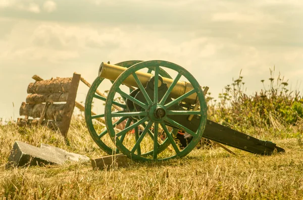 Alte Metallkanonen Shipka Gabrovo Bulgarien Das Shipka Memorial Befindet Sich — Stockfoto