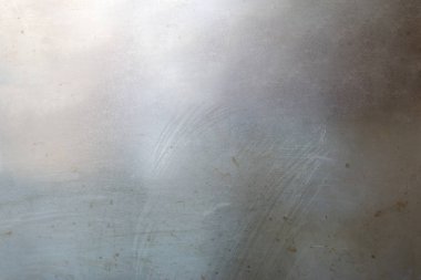 Gümüş Gri parlak sıkıntılı metal arka plan yüzeyi
