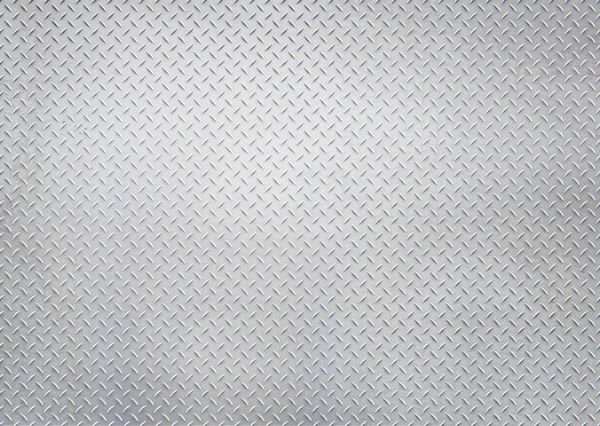 Ανοιχτό χρώμα από ανοξείδωτο χάλυβα βιομηχανική πλάκα τοίχου με διαμάντι — Φωτογραφία Αρχείου