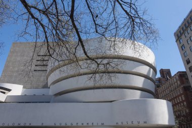 bahar ağacı br ile dairesel Guggenheim New York şehir müzesi