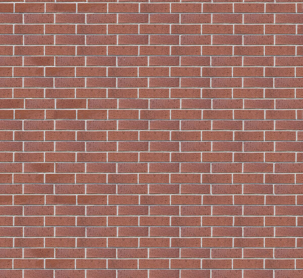 red brick wall with cemented joints background backdrop