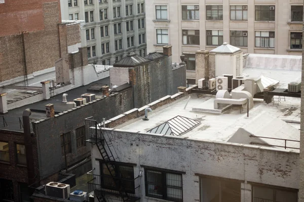 屋顶银顶纽约市 — 图库照片