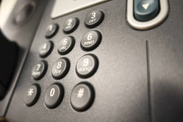 Fechar o negócio ip número de telefone botões pad — Fotografia de Stock