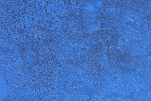 Blå texturd yta med modellerad patern bakgrund — Stockfoto
