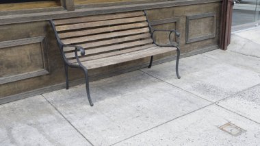 Açık havada kaldırım oturma tezgah