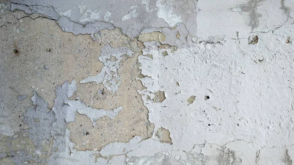 Estuco pintado pared blanca texturizada ciudad urbana pared astillada y p —  Fotos de Stock