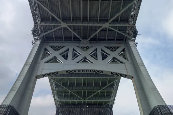 Parte Inferior Del Puente Randalls Wards Islands Robert Kennedy Triborough — Foto de Stock