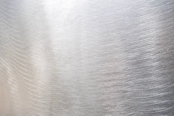Stříbrný Leštěná Nerezová Textura Pozadí — Stock fotografie