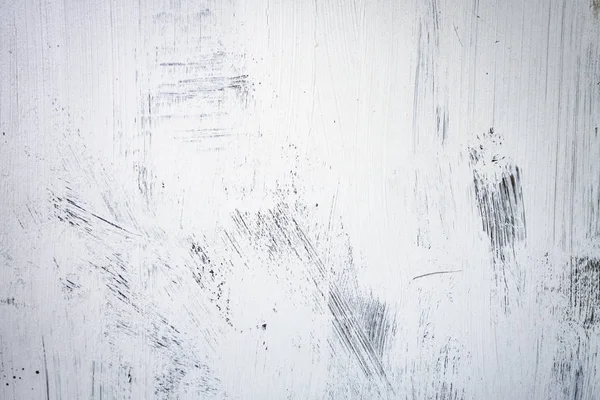 Grunge grandes trazos de pintura con textura blanca sobre fondo negro —  Fotos de Stock