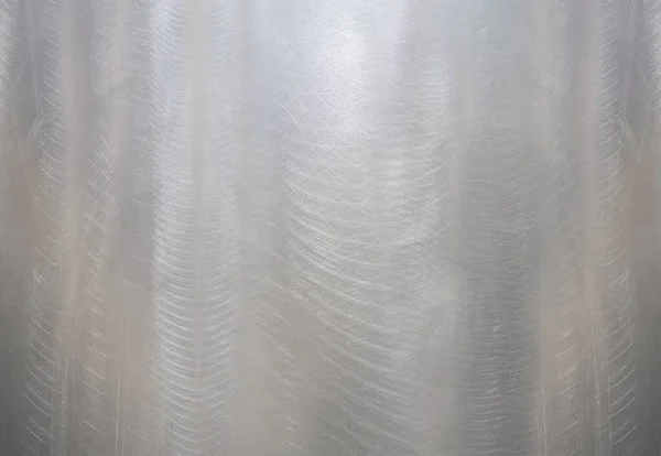 Fondo de superficie de acero inoxidable cepillado plateado — Foto de Stock