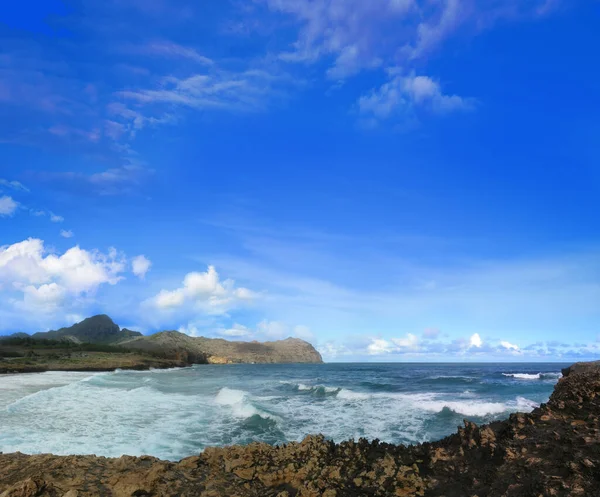 Geological Volcanic Oastline Rock Landscap Beautiful Scenic Seascape — Stock Photo, Image