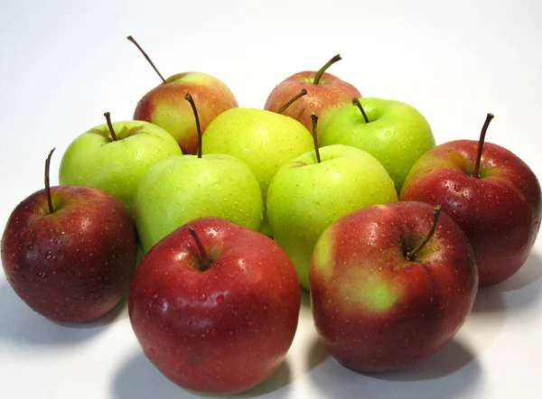 Apple Nummer Een Vrucht Fundamentele Menselijke Voeding Smaak Voordelen Van — Stockfoto