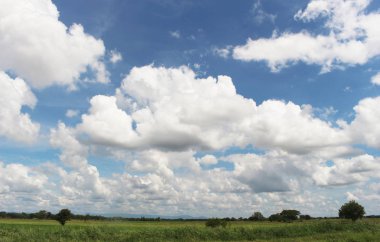 mavi gökyüzü ve bulut doğa manzara için