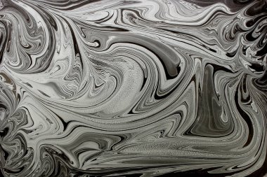 Mermer mürekkep deseni soyut arkaplan. siyah ve beyaz ton