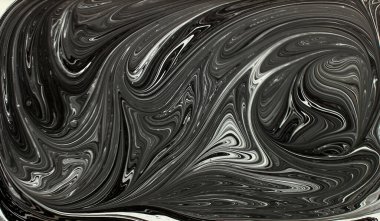 Mermer mürekkep deseni soyut arkaplan. siyah ve beyaz ton