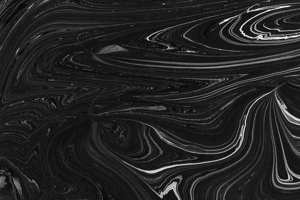 Tinta Mármol Patrón Textura Fondo Abstracto Tono Blanco Negro —  Fotos de Stock