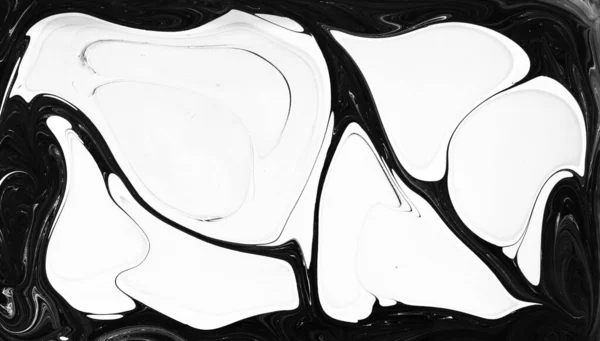 Tinta Mármore Padrão Textura Fundo Abstrato Tom Preto Branco — Fotografia de Stock