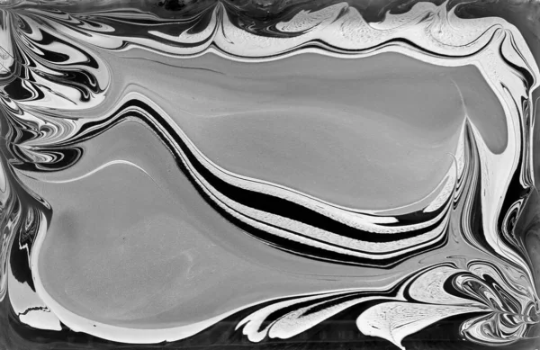 Μαρμάρινο Μελάνι Μοτίβο Υφή Αφηρημένο Φόντο Ασπρόμαυρο Τόνο — Φωτογραφία Αρχείου