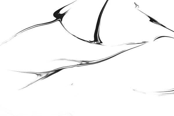 Мраморные Чернила Текстура Абстрактный Фон Черный Белый Тон — стоковое фото