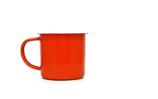 Tasse Thé Fraîche Isolé Sur Fond Blanc — Photo