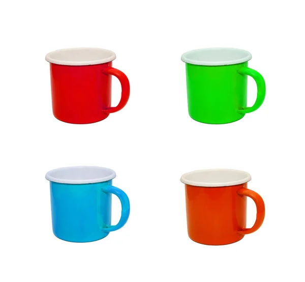 Tasse Thé Fraîche Isolé Sur Fond Blanc — Photo