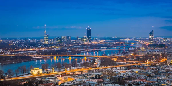 Panoramę Miasta Wiedeń Austria — Zdjęcie stockowe