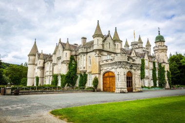 Doğal görünümü Balmoral Şatosu, İskoçya 
