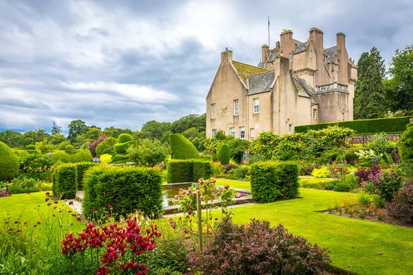 Crathes Hrad Aberdeenshire Skotsku — Stock fotografie