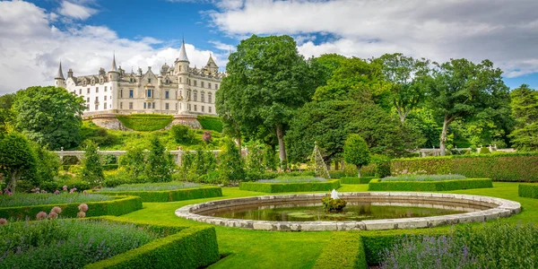 Pohled Dunrobin Castle Golspie Skotsko — Stock fotografie