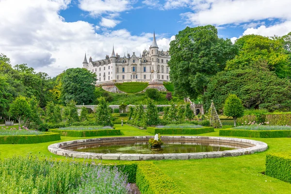 Pohled Dunrobin Castle Golspie Skotsko — Stock fotografie