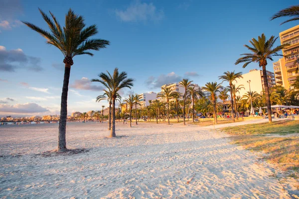 Sunset at Las Maravillas coast in Palma de Mallorca.