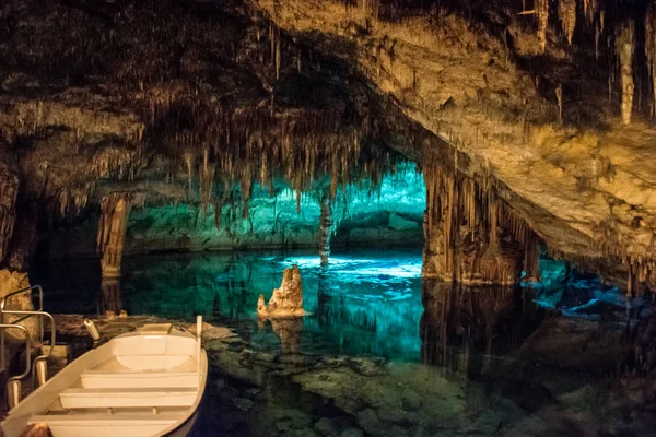 Famous Caves Porto Christo Mallorca Cuevas Del Drach Dragon Caves — Stock Photo, Image