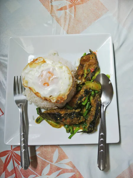 Comida Tailandesa Bebida Restaurante — Fotografia de Stock