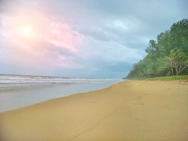 Praia Noite — Fotografia de Stock