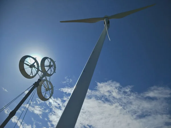 Windkraftanlage Erzeugt Strom — Stockfoto