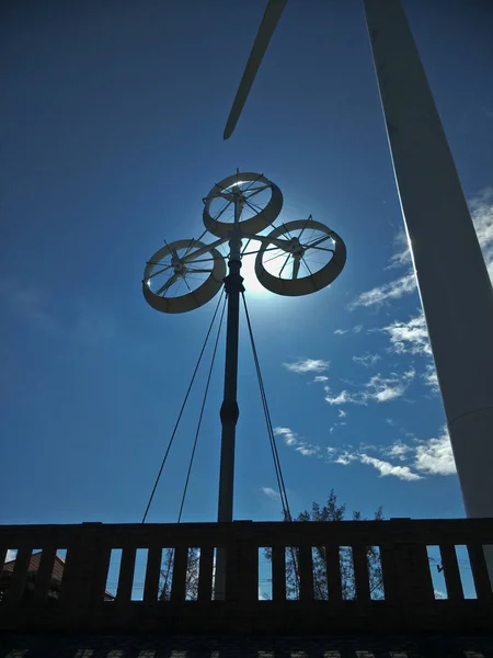 Windkraftanlage Erzeugt Strom — Stockfoto