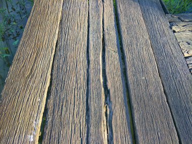 Bahçede yere köprü