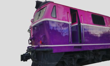 retro bir tren tren istasyonunda