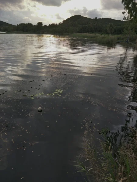 Lago Por Noche — Foto de Stock