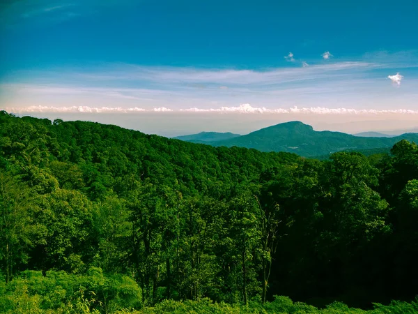 Paisaje Montaña Chiangmai Tailandia — Foto de Stock