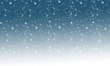 Beyaz gökyüzü kar