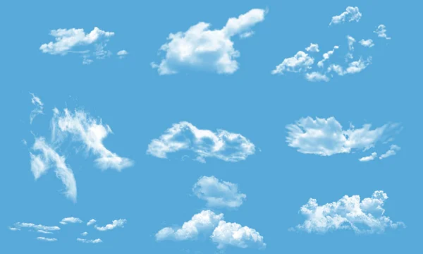 Textura Nuvem Branca Céu — Fotografia de Stock